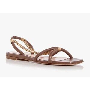 Gianvito Rossi Minerva Strappy Chain Sandals Size 37.5 US 7.5 Women's $925